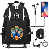 Dragon Ball Z Backpack Goku SchoolBag with USB Charging Port